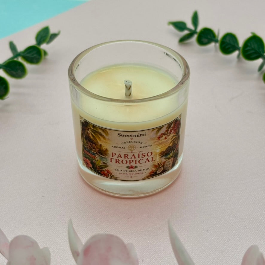 Mini vela aroma "Paraíso Tropical"