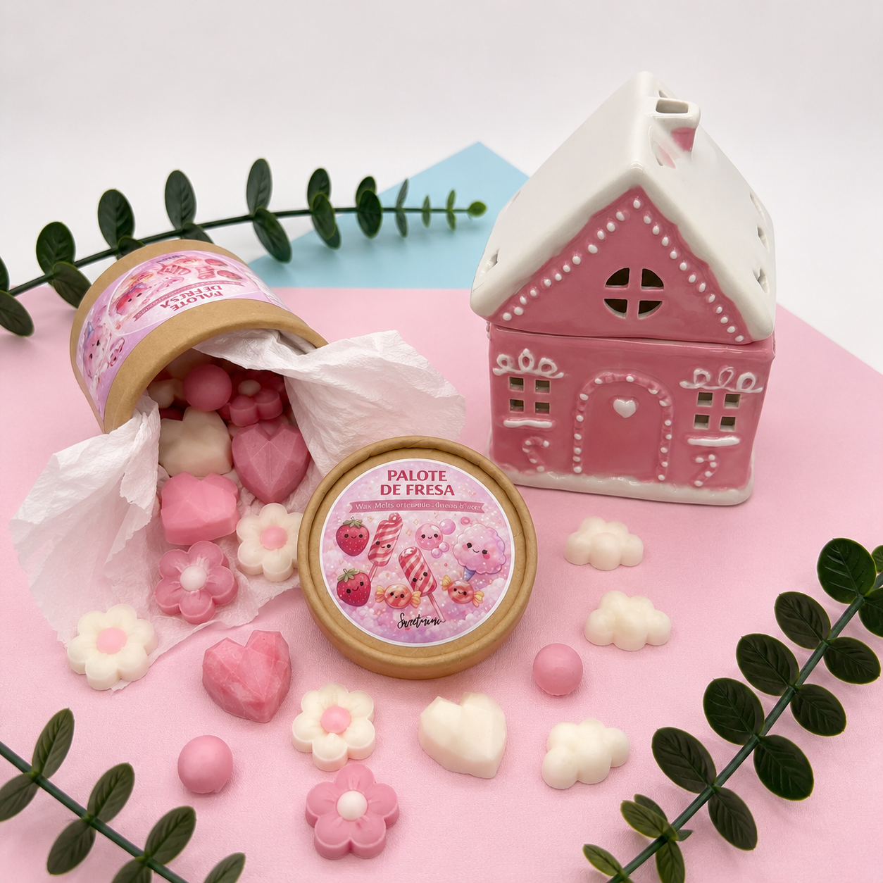 Kit Quemador Casita Jengibre + Waxmelts